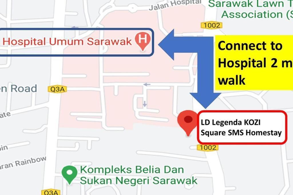 Kozi Square New Sgh Cozy Home 7A Kuching Exterior foto